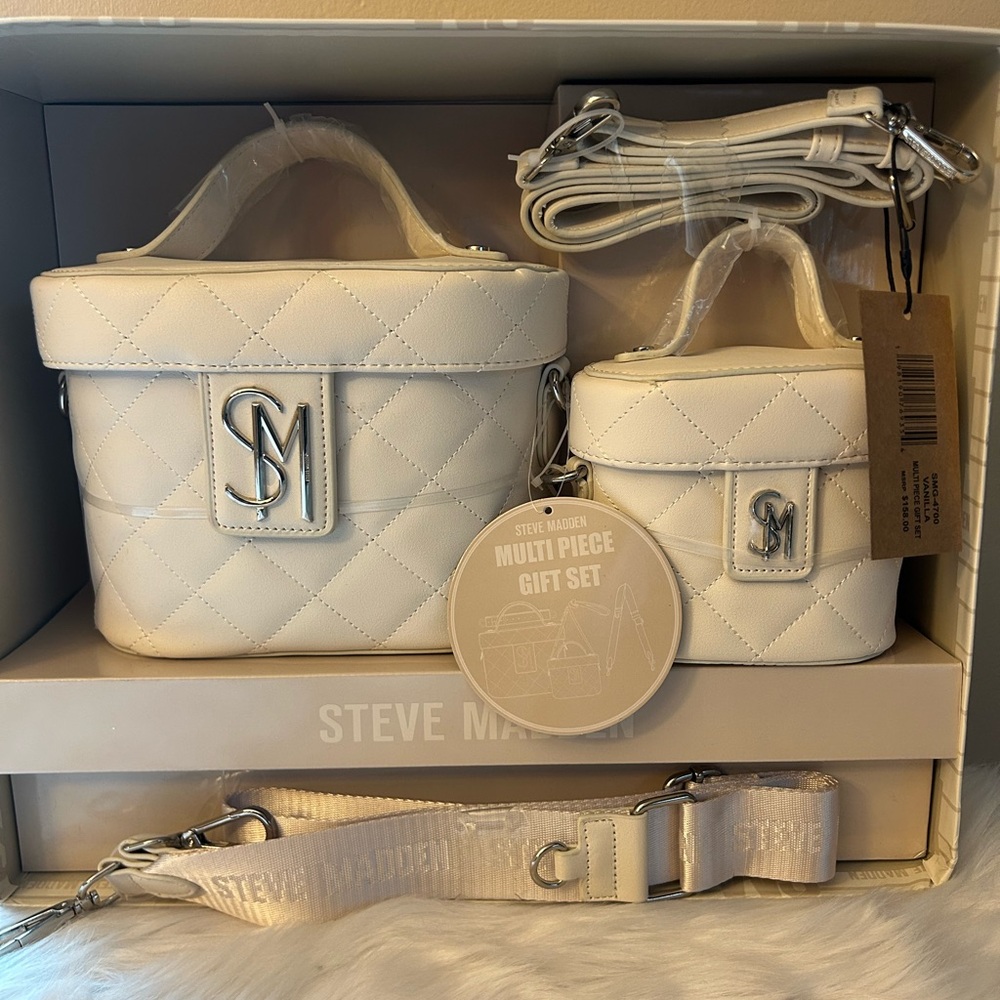 NIB Steve Madden (SMG 4700) Vanity Crossbody Gift Set - Limited Edition
